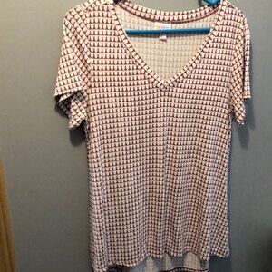 Lularoe christy top size small NWOT